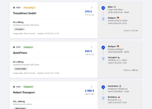 share transports execution and visibility with the team